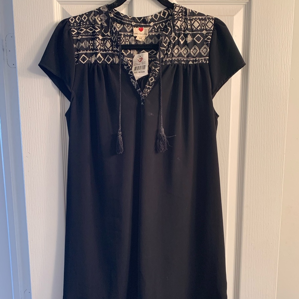 One Clothing Black Mini Dress